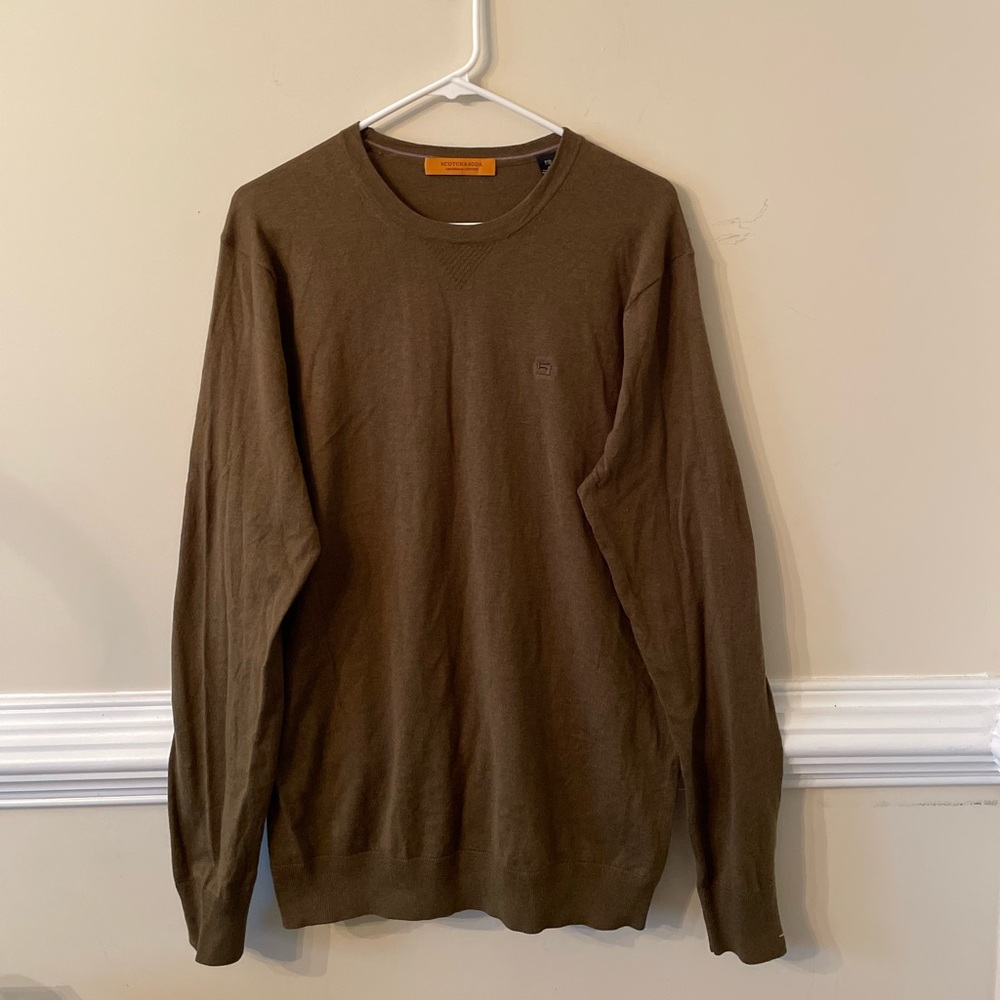 Scotch & Soda brown wool cardigan